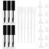 Angzhili 6 Pack Empty Mascara Tubes With Eyelash Wand, Eyelash Cream Container Bottle,with Leak Stoppers and Mini Funnels for Castor Oil, Ideal Kit for DIY Cosmetics and Homemade Mascara view 1