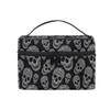 Makeup Bag, Skull Print Travel Makeup Organizer Bag Cosmetic Cases Toiletry Bags for Girl Women Ladies view 1