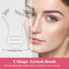60 Pieces Y Comb Eyelash Lift Brush Eyelash Perming Brush Makeup Beauty Tool Supplies for Lash Grafting Extension view 3