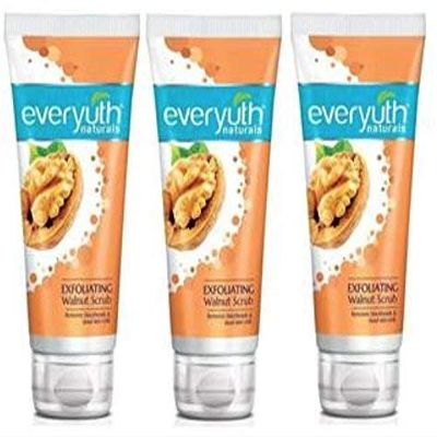 Everyuth Naturals Exfoliating Walnut Scrub 100g Pack of 3