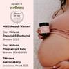 Organic Belly Butter for Pregnancy Stretch Mark Prevention and Treatment by Irene Organics - Award Winning Anti Stretch Mark Tummy Balm For Pregnancy and Postpartum 4oz - Hydrating Bump Cream view 2