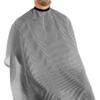 Campbell's Seersucker Striped Styling Cloth for Barbers and Stylists (Black/White) view 1