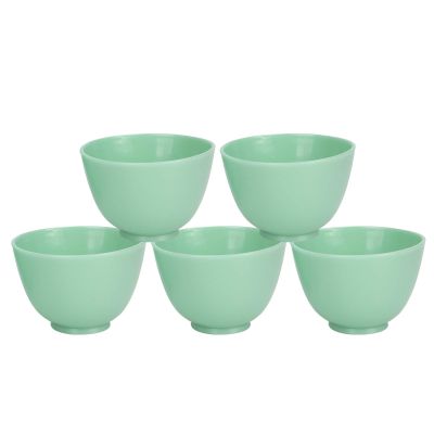 5 Pieces Silicone Bowl Mask Mixing Bowl DIY Face Mask Bowl for Home Use Mask Mud Mask and Other Skincare Products