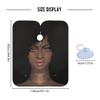 ALAZA African American Woman Waterproof Barber Cape for Men Women Beard Shaving Bib Apron Professional Hair Cutting Cloth, 65 x 55 inch view 4