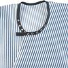Campbell's Seersucker Striped Styling Cloth for Barbers and Stylists (Blue/White) view 3