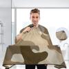 ALAZA Desert Camouflage Waterproof Barber Cape for Men Women Beard Shaving Bib Apron Professional Hair Cutting Cloth, 65 x 55 inch view 3