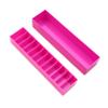 BarberMate 12-Slot Clipper-Blade Caddy, Grooming and Barber Blade Organizer, Professional Barber Supplies, Barber Case and Stylist Station Accessories, (Pink) view 1