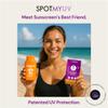 SpotMyUV UV Detection Stickers for Sunscreen with Patented Dermatrue SPF Sensing Technology, Know When to Reapply Sunscreen to Help Prevent Sunburn, 32 Count view 2