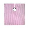 Campbell's Seersucker Striped Styling Cloth for Barbers and Stylists (Red/White) view 2