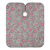 ALAZA Pink Cheetah Leopard Print Animal Heart Waterproof Barber Cape for Men Women Beard Shaving Bib Apron Professional Hair Cutting Cloth, 65 x 55 inch view 1