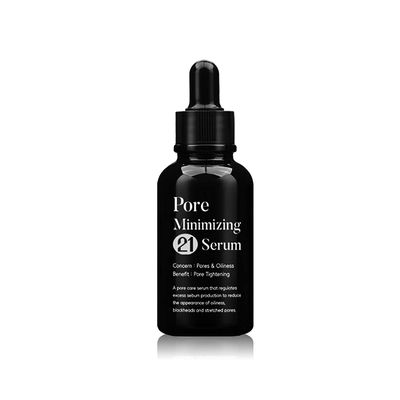 TIAM Pore Minimizing 21 Serum, Niacinamide 20%, Zinc 1%, Discoloration Serum, Pore Tightening Serum, Minimizing Large Pores, Serum for oily skin, 1.35 Fl.Oz
