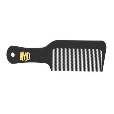 MD Flat Top Combs for Barbers and Stylists (Black)