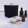 Muka 6 Pack Cosmetic Bag White Cotton 12oz Canvas Zipper Bag 9-1/2 x 5-1/2 x 3 Inches Bridesmaid Gift view 2