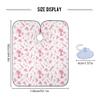 ALAZA Hairdressing Tool Print Pink Rose Butterfly Waterproof Barber Cape for Men Women Beard Shaving Bib Apron Professional Hair Cutting Cloth, 65 x 55 inch view 4