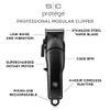 Stylecraft Protg Cordless Hair Clipper Super Charged Motor, Matte Metallic Black view 3