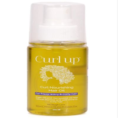 Curl Up Curl Nourishing Hair Oil -Light Oil for wavy and Curly hair,100ml