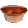 Portable Gold Copper Foot Bath Care Shower Spa Pedicure Feet Soak Wash Bowl Massage Body Health Tub Basin Cauldron Pot + Footrest view 2