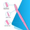 Eyebrow Razors Facial Hair Remover Shaver Trimmer Shaper, Exfoliating Dermaplaning Tool for Women and Men (Pink) view 4