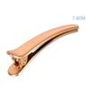 12PCS Plastic Alligator 3.1 Inch Hair Clips Professional Hairdressing Salon Hair Barrettes Duck Bill Teeth Hair Clips Non Slip Band Clips (Gold) view 2