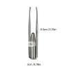SOLUSTRE Eyelash Extension Tweezers 2pcs Tweezers with Light LED Tweezers Pliers Tool Stainless Steel Eyebrow Facial Hair Removal Cosmetic Makeup Tools 9. 8x2cm Mens Grooming Trimmer view 3