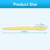 Eyebrow Razors Facial Hair Remover Shaver Trimmer Shaper, Exfoliating Dermaplaning Tool for Women and Men (Yellow) view 3