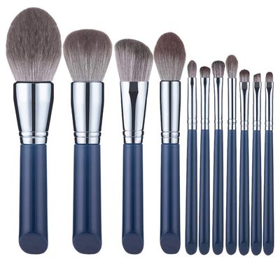 Beaupretty 11pcs Soft Makeup Brush for Beginners Versatile Cosmetic Kit for Blush Eyeshadow Foundation Travel-friendly Handles