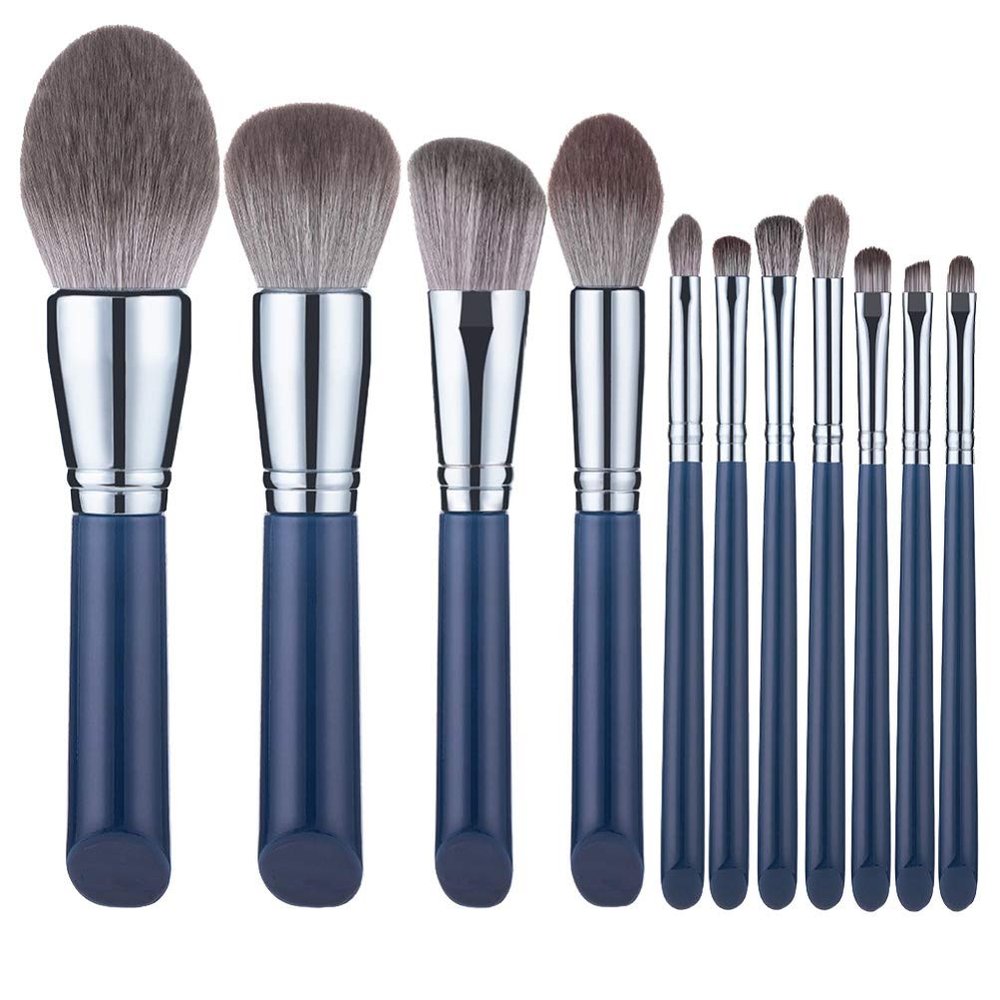 Beaupretty 11pcs Soft Makeup Brush for Beginners Versatile Cosmetic Kit for Blush Eyeshadow Foundation Travel-friendly Handles