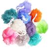 10 Pack of Bath Loofah Shower,Small Size Sponge Pouf Body Scrubber Exfoliator Scrubber Ball,Mesh Bath and Shower Sponge for Kids Women Men Body Wash Bathroom view 1
