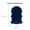 Healifty 2pcs Silicone Bath Brush Semi-Transparent White Dark Blue Massage Gloves for All Skin Types for Body Scrubbing Spa Relaxation Easy to Use Carry for Home Pool view 4
