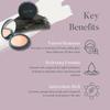 dome BEAUTY Luminary Glow Powder Highlighter - Hydrating Face Highlighter for Radiant Glow, Lightweight and Buildable Highlighter Makeup Powder, Clean Beauty Formula, Vegan and Cruelty-Free view 4