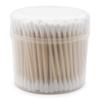 [20 PACK] Wooden Cotton Swabs (600 Count) - Biodegradable Cotton Buds, Dual Cotton Tipped Eco Friendly, Made with 100% Wood Great for Makeup, Ears, Cleaning view 1