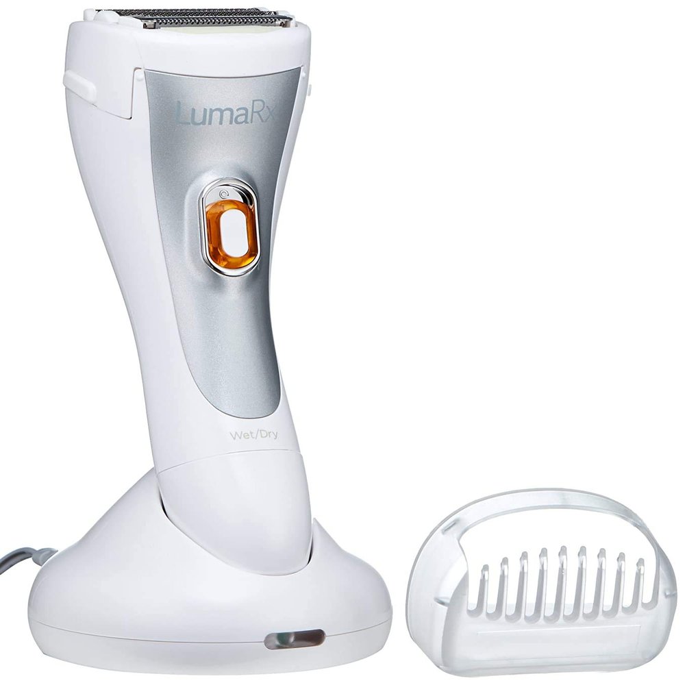LUMA WDF4840 Double Foil Head Cordless Women's Smooth Ladies Waterproof Body Shaver with Almond Oil Infusion