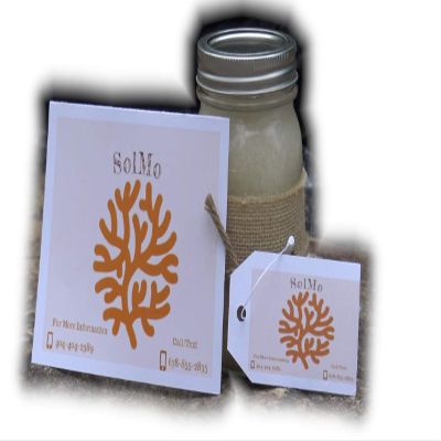 Solmo Sea Moss Gel 16oz (Superfood + Skin Care) 100 Wildcrafted.