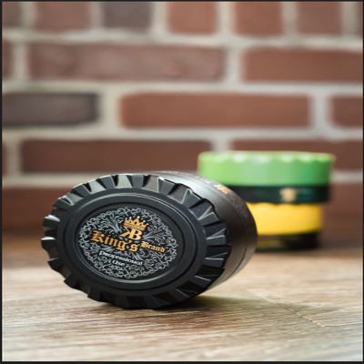 King's Brand Professional Use Men's Hair Styling Gel Pomade (Black Gel Wax)