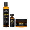 Live Bearded 3-Step Beard Grooming Kit - Wash, Oil and Butter - Made in the USA - All-Natural Ingredients with Shea, Jojoba - Growth Support | Tombstone Scent - Sweet Tobacco, Cedar view 1