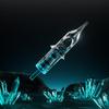STIGMA Aquamarine Knight Tattoo Cartridge Needles #12(5RM) 50Pcs 0.35mm Standard Disposable Tattoo Needles Cartridges with Membrane Curved/Round Magnum EN02B-50-OF1205RM view 2