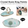 AKOAK 6 Pcs Adjustable Mini Manicure Ring Palette Color Makeup Cream Foundation Palette Nail Art Painting Tool view 3