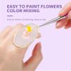 AKOAK 6 Pcs Adjustable Mini Manicure Ring Palette Color Makeup Cream Foundation Palette Nail Art Painting Tool view 4