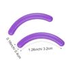 24 Pcs Curler Refill Eyelash Curler Refill Pads Silicone Rubber Soft Curler Replacement Refills Pads for Universal Eyelash Curler (Purple) view 2