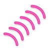 24 Pcs Curler Refill Eyelash Curler Refill Pads Silicone Rubber Soft Curler Replacement Refills Pads for Universal Eyelash Curler (Dark Pink) view 1