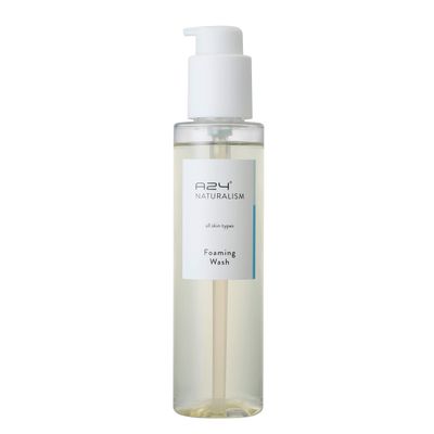 A24 Organic Aloe Foaming Wash | pH 5.5 | Hypoallergenic | No Water Added | 99% Natural | Vegan Formula | Ideal for Sensitive and Dry Skin | Soap Free