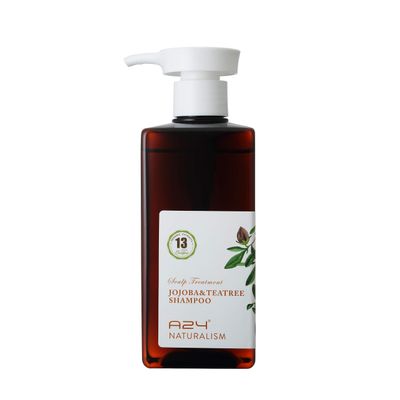 A24 Organic Jojoba & Tea tree Shampoo | Cold Pressed Aloe Vera Juice Shampoo, No Water Added | All Hair Type | Red Scalp Control | Natural Surfactants