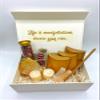 Bath and Body Gift Set, Love Me Bath Kit, Bath Gift Set, Scented Lavender and Vanilla, Healing Gemstone Spa Kit view 3