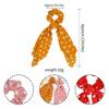 50s hair accessories,Hair Scarf Hair Scrunchies Ribbon Scrunchie,Ponytail Scarf Scrunchies for Women Girls.(LDZ45-A) view 2