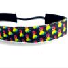 Llama headband. Nonslip sports gift girls. Llama, Llamas.7/8" width. view 1