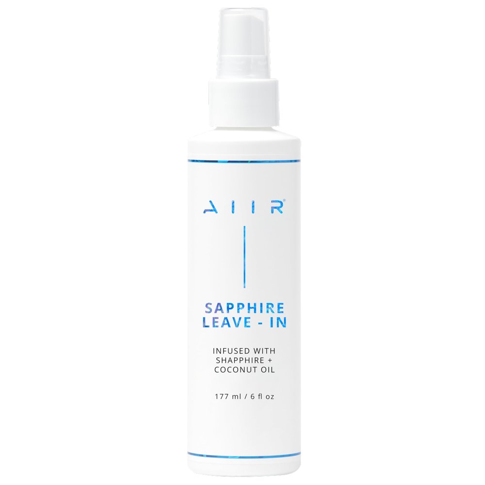 AIIR Sapphire Leave In Conditioner - Lightweight Moisturizing Detangler, Hydrate Dry Damaged Hair, Tame Frizz & Flyaways, Heat Protectant Spray for Blowouts and Thermal Styling, 6 oz