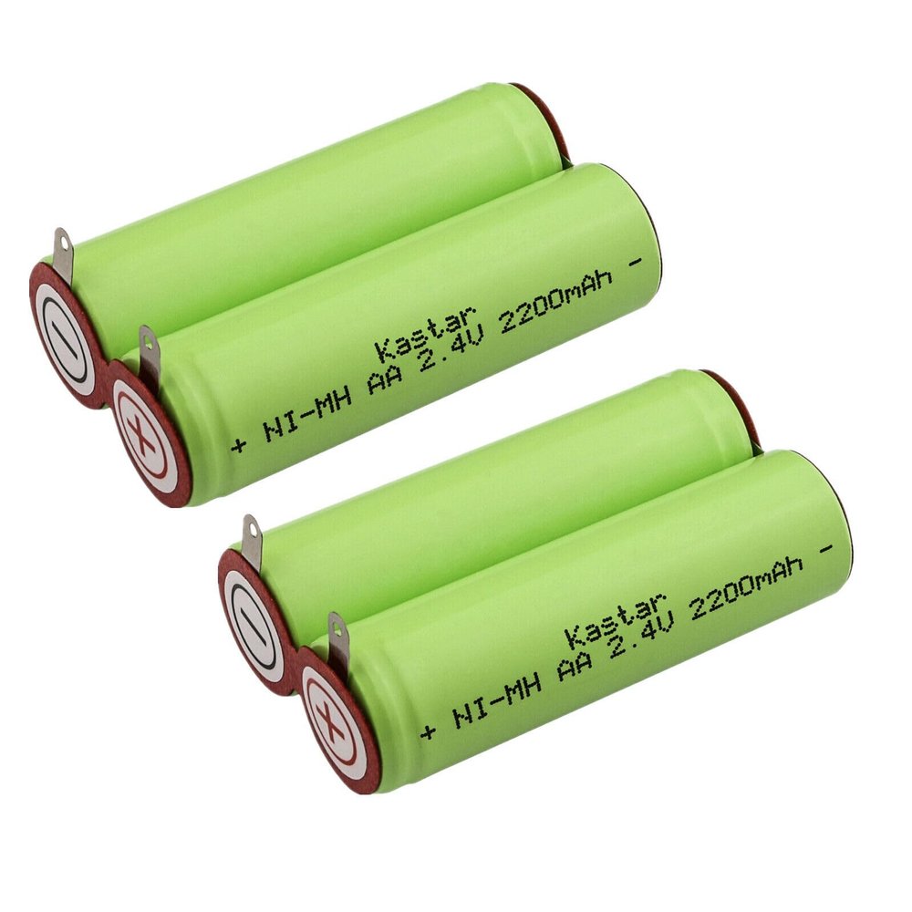 Kastar 2-Pack 2.4V 2200mAh Ni-MH Battery Replacement for Norelco 4885XL 4885XL/A Norelco 5601X Norelco 5602X 5602XL Norelco 5603X Norelco 5615X Norelco 5616X Norelco 5655X 5655A 5655A/X