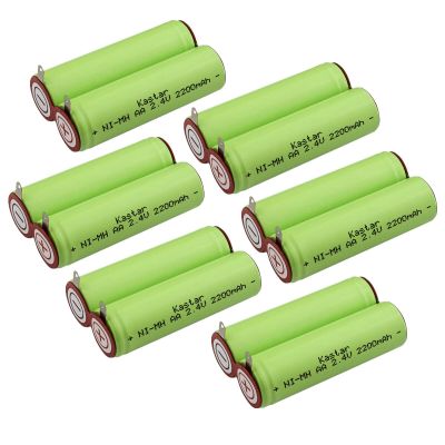 Kastar 6-Pack 2.4V 2200mAh Ni-MH Battery Replacement for Norelco HQ4845 Norelco HQ4865 Norelco HQ4885 Norelco HQ5620 Norelco HQ5801 Norelco HQ5815 Norelco HQ6715 Norelco HQ6889 Norelco HQ7780