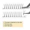 Premade Fans Eyelash Extensions 6D-C-0.10-15 Long Stem Premade Volume Eyelash Extensions .07 .10 Premade Volume Fans C D Curl(6D-C-0.10,15 mm) view 2