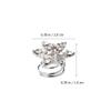 20pcs Snowflake Spiral Hair Clip Snowflake Bridal Hair Pin Snowflake Hair Coils Spirals Springs Pin Spirals Hair Pin Swirl Hair Twists Coils Snowflake Bridal Hair Clip view 2